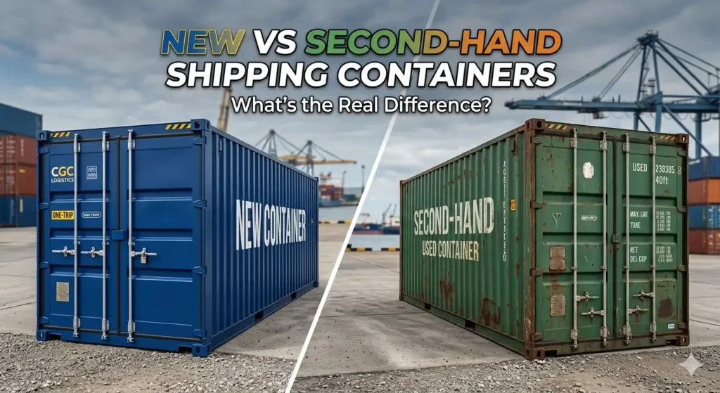 New vs Second-Hand Shipping Containers What’s the Real Difference